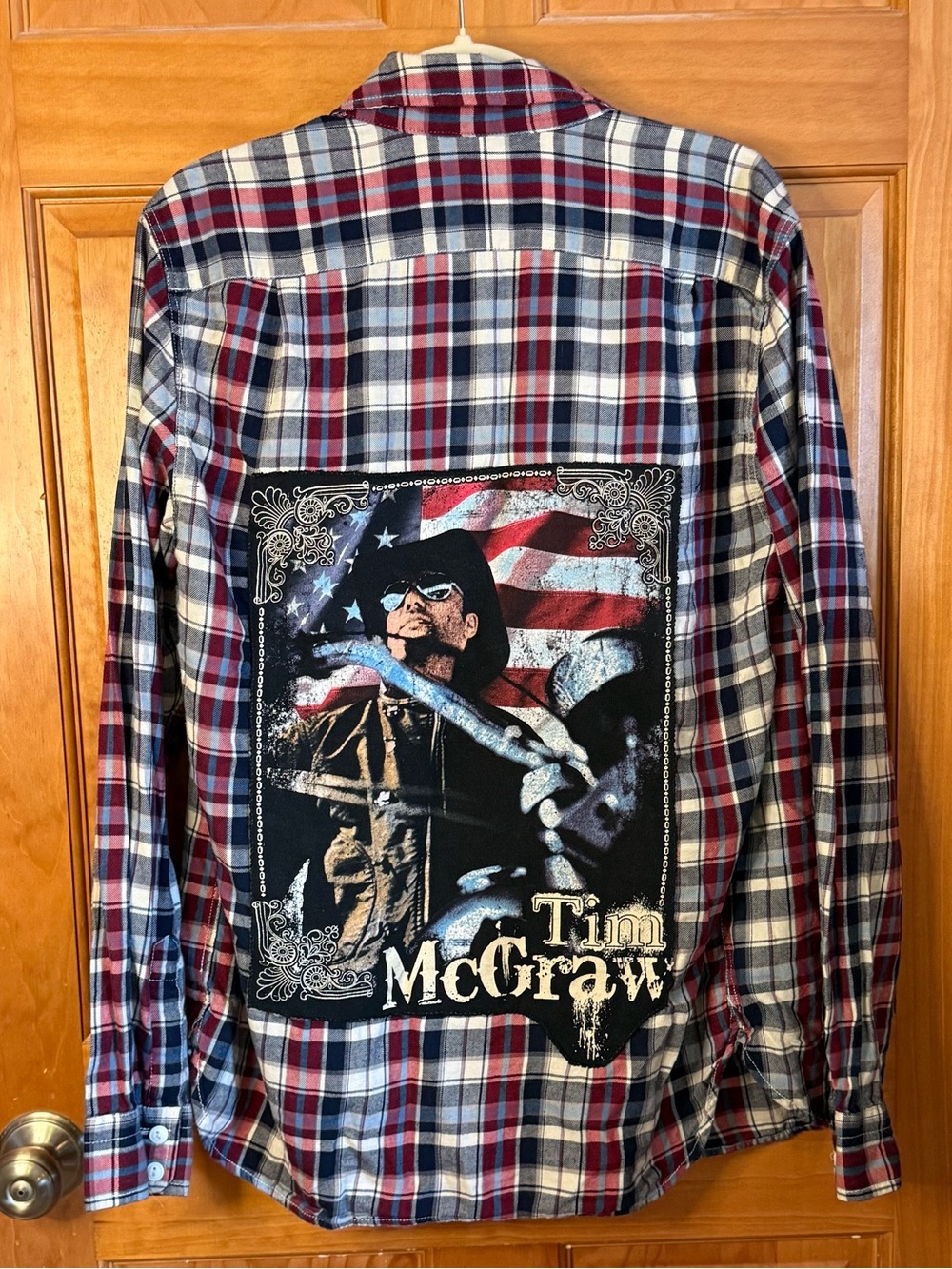 Tim McGraw Plaid Flannel Shirt